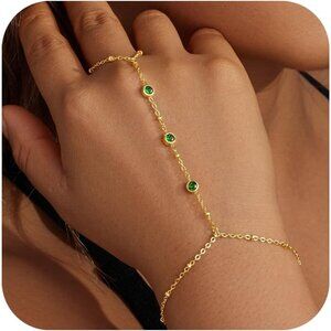 Gold-Style 11Dainty Stack Beaded Pearl Rope Bracelets Jewelry Gifts for Women